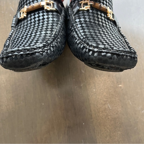 Gianni Checkered Faux Leather Loafers - Picture 5 of 7